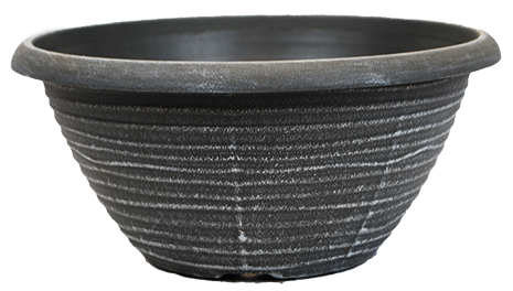 12 Dune Bowl Powder Foggy Grey - 82 per case - Decorative Planters